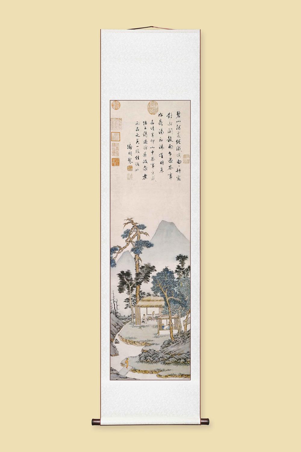 品茶图文徵明博物馆级还原11